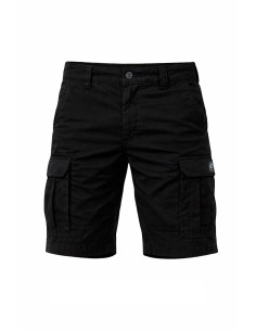 Black cargo shorts